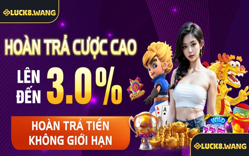 Một số khuyến mãi Luck8 nổi bật